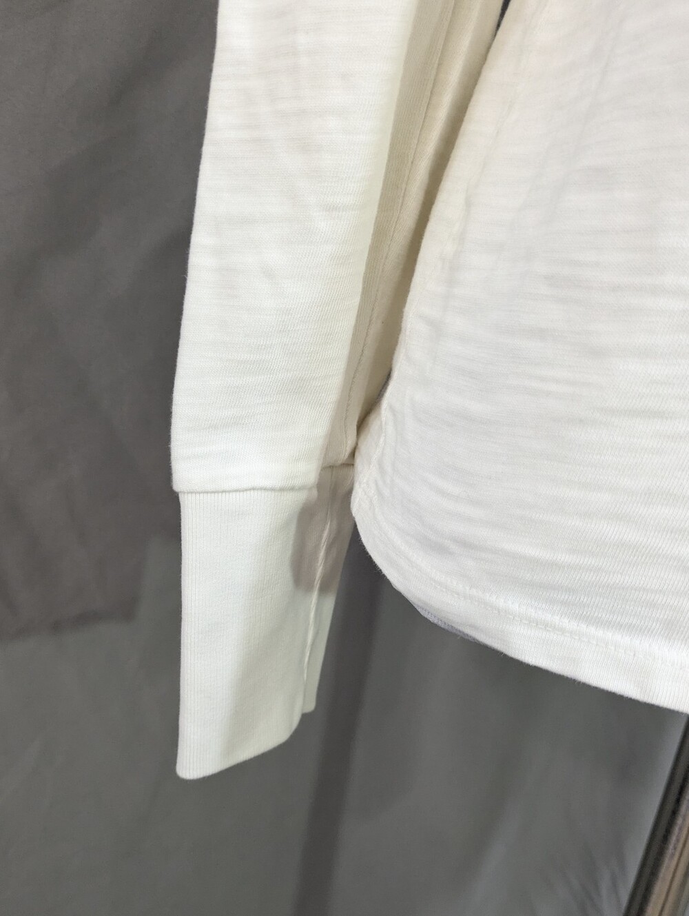 NATION Tommie Frilly Henley in Off White - Size Small Womens - Picture 6 of 11
